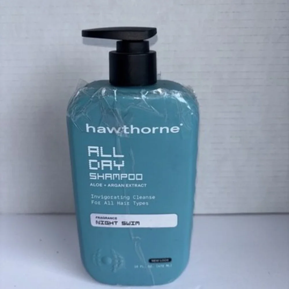 Hawthorne All Day Shampoo Night Swim Aloe Argan Extract 16oz